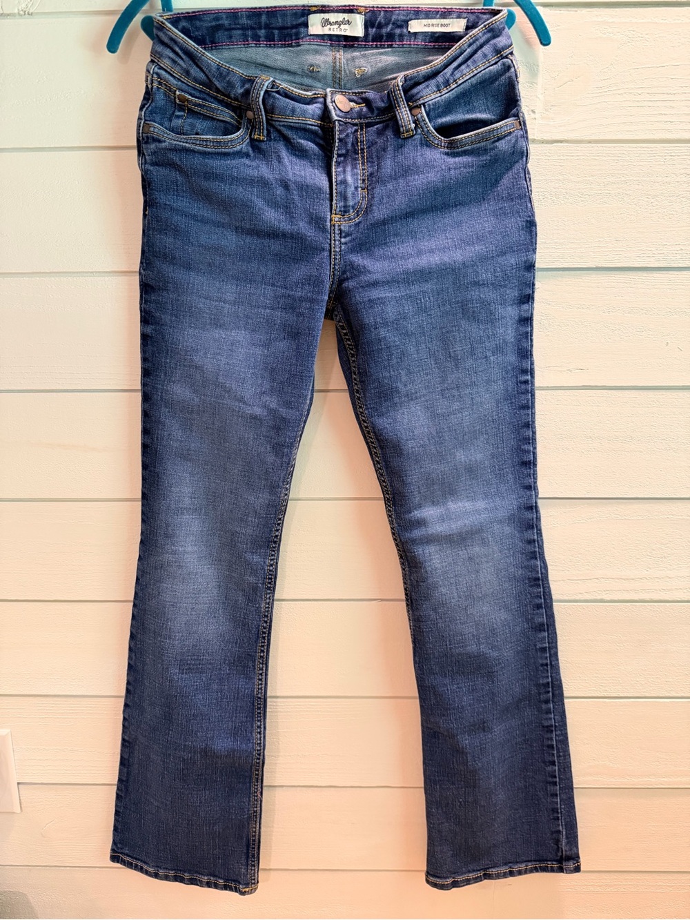 Wrangler Women’s Bootcut Jeans - Classic Blue Stretch